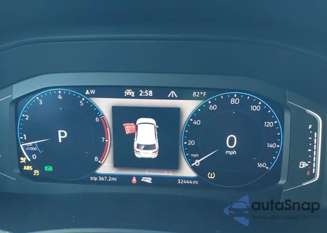 2021 Volkswagen Atlas Cross Sport 3.6L V6 Sel Premium R-Line из США, поврежденный, VIN 1V2FE2CA5MC203092